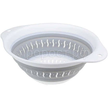 Дуршлаг круглый ФЛЕКС складной смоки М1128 /20шт/М-пласт  Дуршлаг круглый ФЛЕКС складной смоки М1128 /20шт/М-пласт