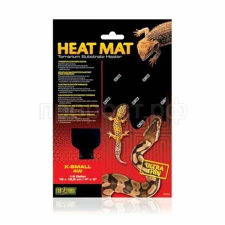 Коврик для террариума греющий 4Вт 10*12.5см/PT2015/H220156/Триол/