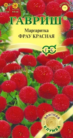 Маргаритка Фрау Красная 4шт  Маргаритка Фрау Красная 4шт