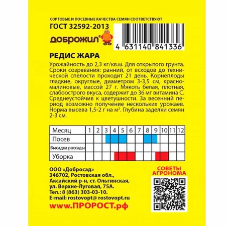 Редис Жара 2г Редис Жара 2г