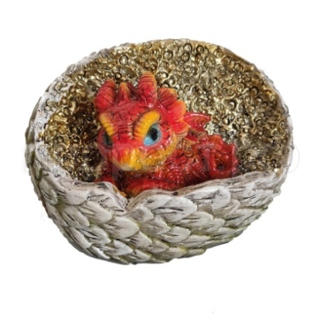 Копилка Дракон в яйце  L11,5W10H10  716389/SK234 Копилка Дракон в яйце  L11,5W10H10  716389/SK234