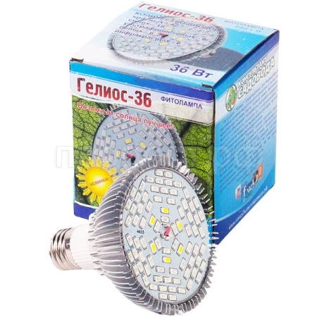 Фитолампа Гелиос-36 для растений Е27 Фитолампа Гелиос-36 для растений Е27