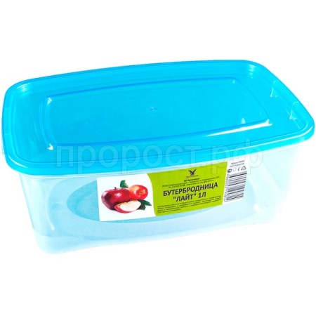 Бутербродница 1л Лайт прямоугол. прозрачный 05041 /66шт/ Арз Бутербродница 1л Лайт прямоугол. прозрачный 05041 /66шт/ Арз