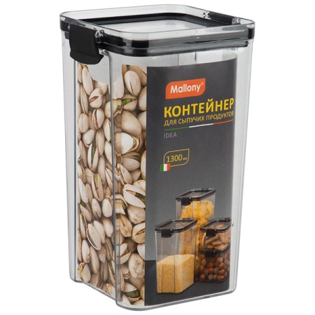 Банка д/сыпуч. прод. 1,3л IDEA 108310 /24шт/Mallony Банка д/сыпуч. прод. 1,3л IDEA 108310 /24шт/Mallony