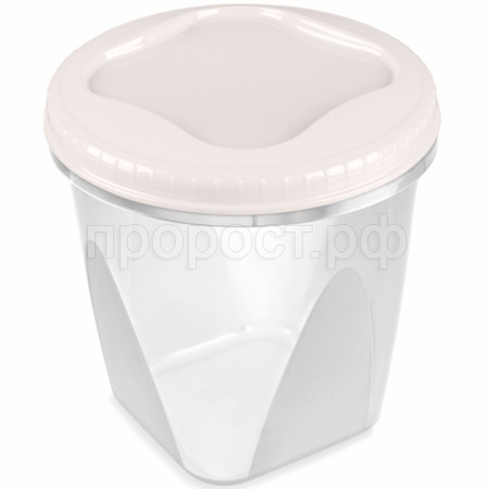 Банка д/хранения пищ. прод. Тондо 0,65л с завинчивающейся крышкой кремовый С285 /20шт/Мартика Банка д/хранения пищ. прод. Тондо 0,65л с завинчивающейся крышкой кремовый С285 /20шт/Мартика