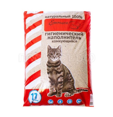 Наполнитель Ерошка комкующийся 17л 10кг Наполнитель Ерошка комкующийся 17л 10кг