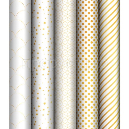 Упаковочная бумага 70*100см "Pattern on white" 80г/м2 глянц. ассорти 5 дизайновMESHU/MS_53492/Рельеф Упаковочная бумага 70*100см "Pattern on white" 80г/м2 глянц. ассорти 5 дизайновMESHU/MS_53492/Рельеф