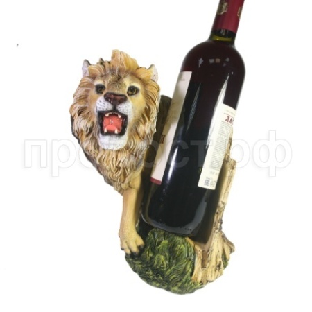 Подставка под бутылку Лев(акрил) L14W19H24  713886/I115 Подставка под бутылку Лев(акрил) L14W19H24  713886/I115