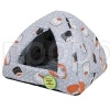 Лежанка Домик Вигвам поролоновая хлопок  МИКС 42*34*18см/DONBARON Лежанка Домик Вигвам поролоновая хлопок  МИКС 42*34*18см/DONBARON
