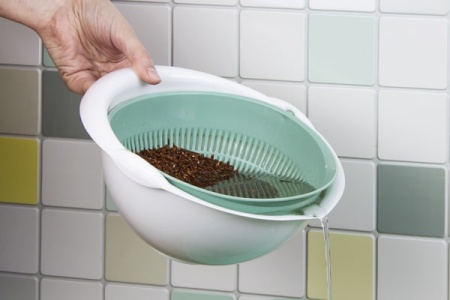 Дуршлаг 1,7л с миской фисташковый М1129 Дуршлаг 1,7л с миской фисташковый М1129