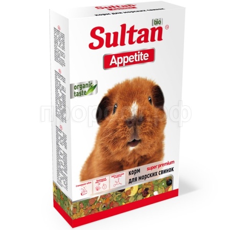 Грызуны Султан APPETITE для морских свинок 700г/8шт/5851 ЧЗ Грызуны Султан APPETITE для морских свинок 700г/8шт/5851 ЧЗ