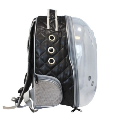 Рюкзак-переноска д/животн.с панор.видом вентил.отверст.28x33x41см иск.кожа черный/Рп033ч/Евро Рюкзак-переноска д/животн.с панор.видом вентил.отверст.28x33x41см иск.кожа черный/Рп033ч/Евро