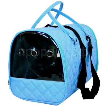 Сумка-переноска д/животн.с вентиляц. отверстием 28x47x30см иск.кожа голубая/Сп032г/Евро Сумка-переноска д/животн.с вентиляц. отверстием 28x47x30см иск.кожа голубая/Сп032г/Евро