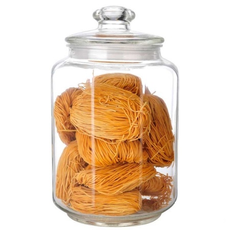 Банка для сыпучих продуктов стеклянная с крышкой 3л LATTINA  Банка для сыпучих продуктов стеклянная с крышкой 3л LATTINA