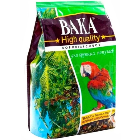 Вака High Quality для крупных попугаев 1кг Вака High Quality для крупных попугаев 1кг