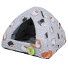 Лежанка Домик Вигвам поролоновая хлопок  МИКС 42*34*18см/DONBARON Лежанка Домик Вигвам поролоновая хлопок  МИКС 42*34*18см/DONBARON