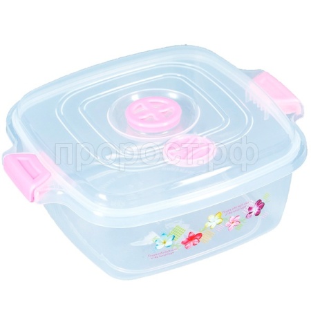 Контейнер д/пищ.прод белый  3,5л СВЧ квадрат/05018/Арз Контейнер д/пищ.прод белый  3,5л СВЧ квадрат/05018/Арз