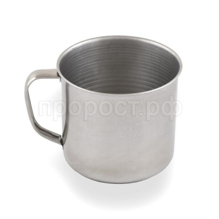 Кружка 500мл 10см нерж. AST-002-КР-10 /36шт/