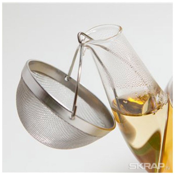 Ситечко для заваривания чая 4*4*2,2см нерж.сталь  Ситечко для заваривания чая 4*4*2,2см нерж.сталь