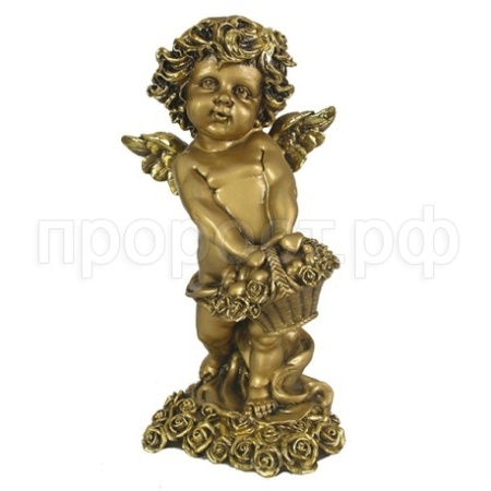 Ангел хранящий любовь золото L11.5W10.5H22.5см 713177/A033 Ангел хранящий любовь золото L11.5W10.5H22.5см 713177/A033