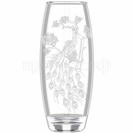 Ваза д/цветов Флора Павлин стекл. /966-Г /6шт/ДК