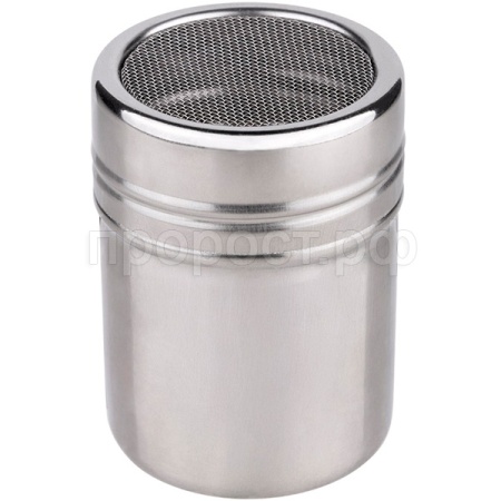 Банка д/сыпуч. прод. 0,1л Domestico нерж сталь 109026 /144шт//Mallony