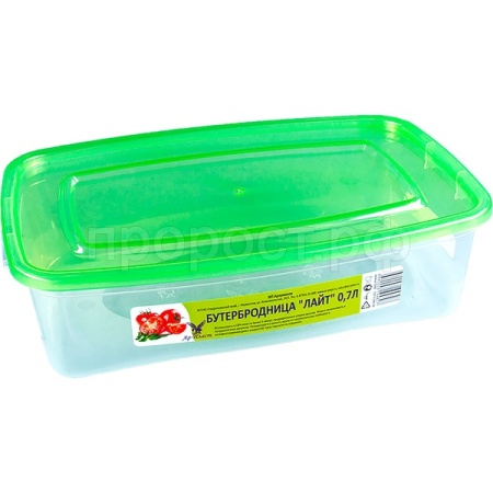 Бутербродница 0,7л Лайт прямоугол. прозрачный 05040 /72шт/ Арз Бутербродница 0,7л Лайт прямоугол. прозрачный 05040 /72шт/ Арз