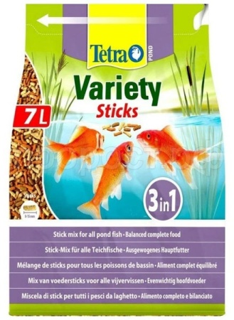 Корм для рыб TetraPond Variety Sticks смесь палочек для прудовых рыб 7л/169920
